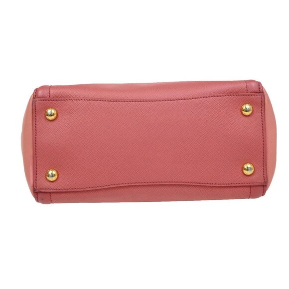 PRADA MILANO Logo 2Way Shoulder Hand Bag Saffiano Leather Pink GHW Italy 29KB269 - Picture 6 of 16